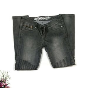 Express Moto Skinny Jeans